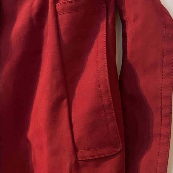 Brooks Brothers Women's Deep Red Trench Coat - Picture 6 of 10